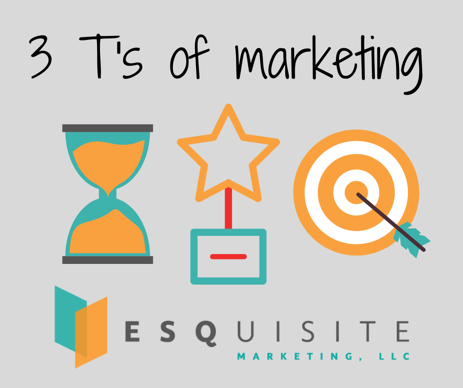 The 3 “T’s” of Professional Services Marketing